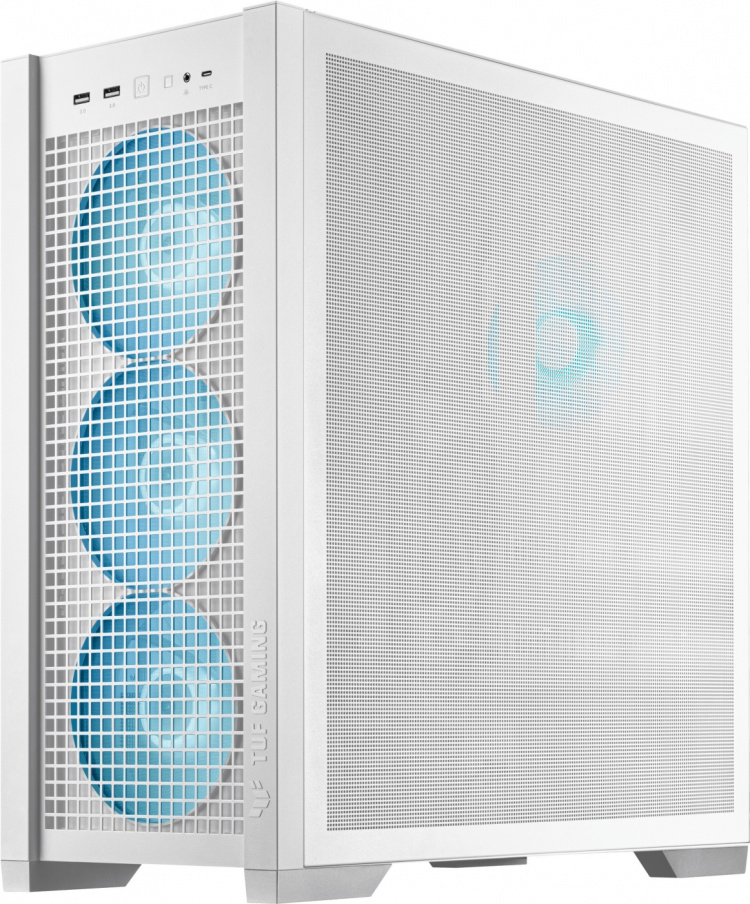 ASUS TUF Gaming GT302 TG ARGB ATX case with window, white ASUS TUF Gaming GT302 TG ARGB ATX case with window, white