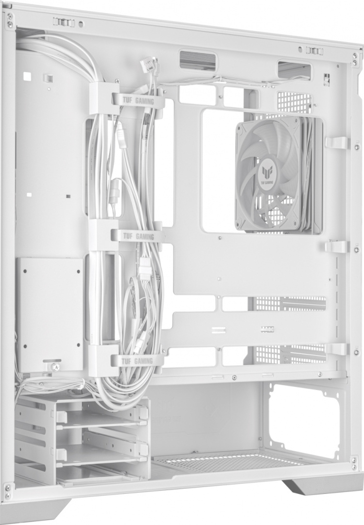 ASUS TUF Gaming GT302 TG ARGB ATX case with window, white ASUS TUF Gaming GT302 TG ARGB ATX case with window, white