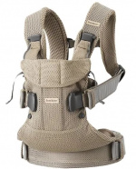 BabyBjörn Carrier One Air -sling, Grey Beige 3D Mesh