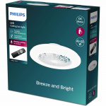 Philips Amigo Takfläkt med LED-belysning Varm-/kallvitt 4000 lm