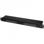 LogiLink Patchpanel 16-portar Cat6 för 19 LogiLink Patchpanel 16-portar Cat6 för 19