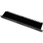 LogiLink Patchpanel 16-portar Cat6 för 19 LogiLink Patchpanel 16-portar Cat6 för 19