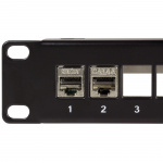 LogiLink Patchpanel för 24st Keystone-uttag för 19