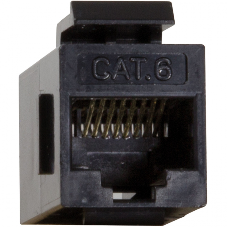 LogiLink Keystone-skarvdon Cat6 UTP 2xRJ45 Svart