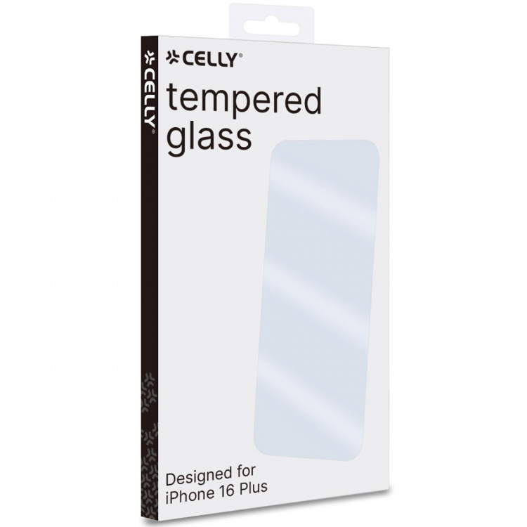 Celly Easy Skärmskydd Härdat glas iPhone 16 Plus
