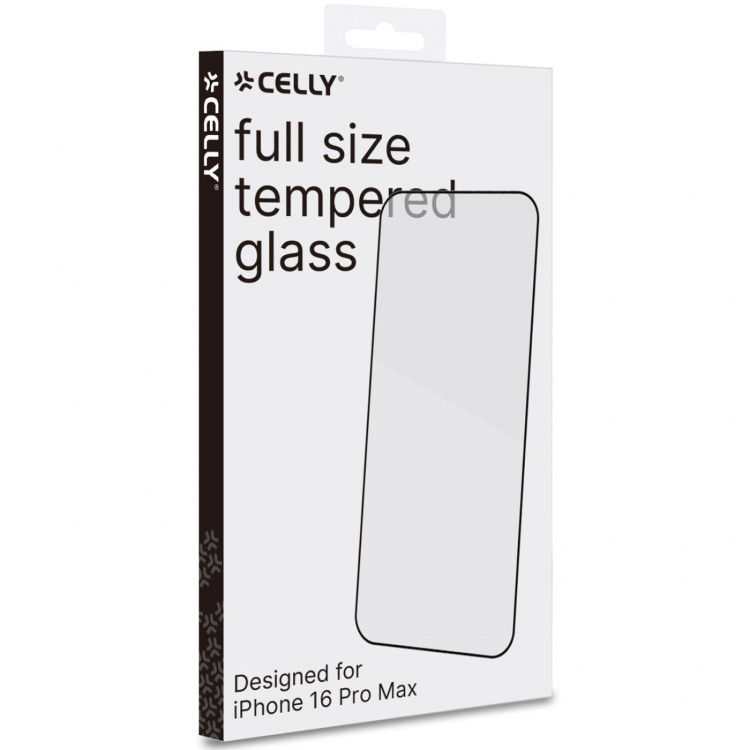 Celly Full Glass Skärmskydd Härdat glas iPhone 16 Pro Max Celly Full Glass Skärmskydd Härdat glas iPhone 16 Pro Max