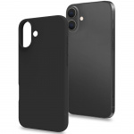 Celly Cromo Soft rubber case iPhone 16 Plus Svart