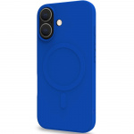 Celly Cromomag Magnetic Soft rubber case MagSafe iPhone 16 Blå Celly Cromomag Magnetic Soft rubber case MagSafe iPhone 16 Blå