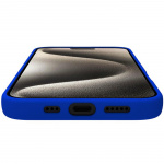 Celly Cromomag Magnetic Soft rubber case MagSafe iPhone 16 Blå Celly Cromomag Magnetic Soft rubber case MagSafe iPhone 16 Blå