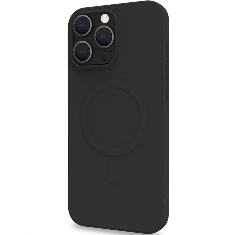 Celly Cromomag Magnetic Soft rubber case MagSafe iPhone 16 Pro Max Svart Celly Cromomag Magnetic Soft rubber case MagSafe iPhone 16 Pro Max Svart