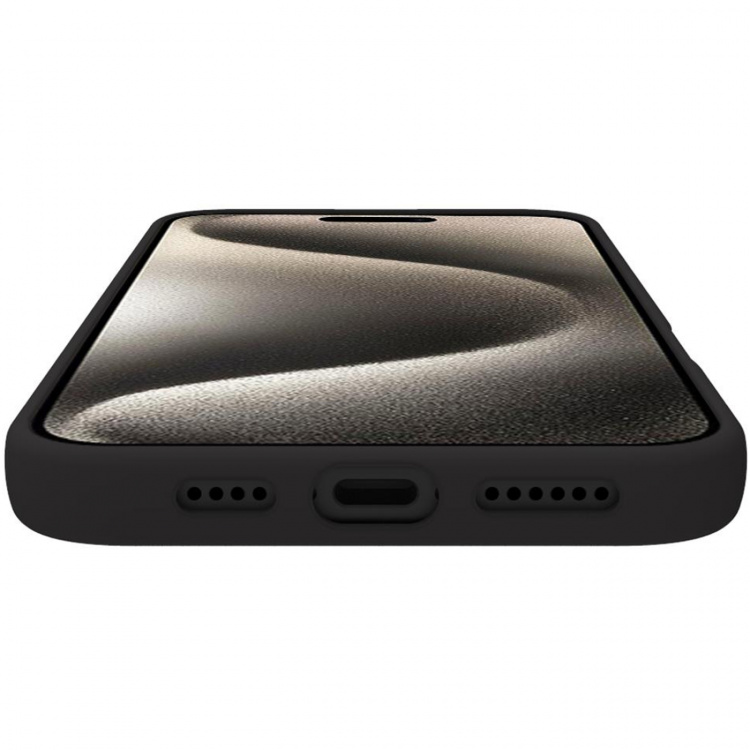 Celly Cromomag Magnetic Soft rubber case MagSafe iPhone 16 Pro Max Svart Celly Cromomag Magnetic Soft rubber case MagSafe iPhone 16 Pro Max Svart