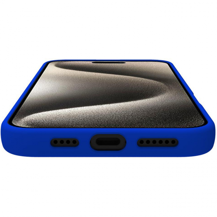 Celly Cromomag Magnetic Soft rubber case MagSafe iPhone 16 Pro Max Blå