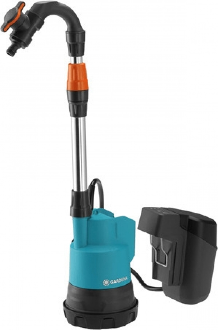 GARDENA Rainwater Pump 2000/2 18V P4A, Battery and Charger GARDENA Rainwater Pump 2000/2 18V P4A, Battery and Charger