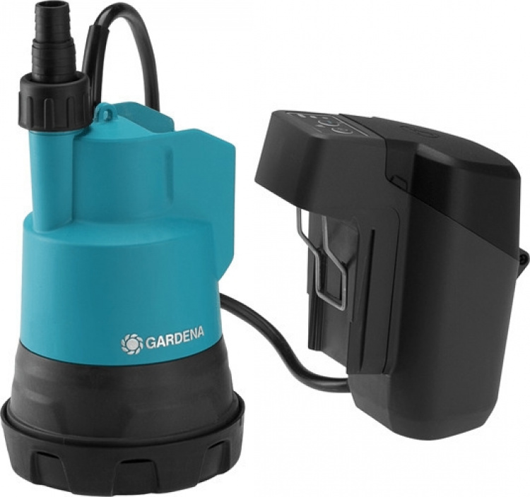 GARDENA 2000/2 18V P4A Hose Pump for Clean Water, Battery and Charger GARDENA 2000/2 18V P4A Hose Pump for Clean Water, Battery and Charger
