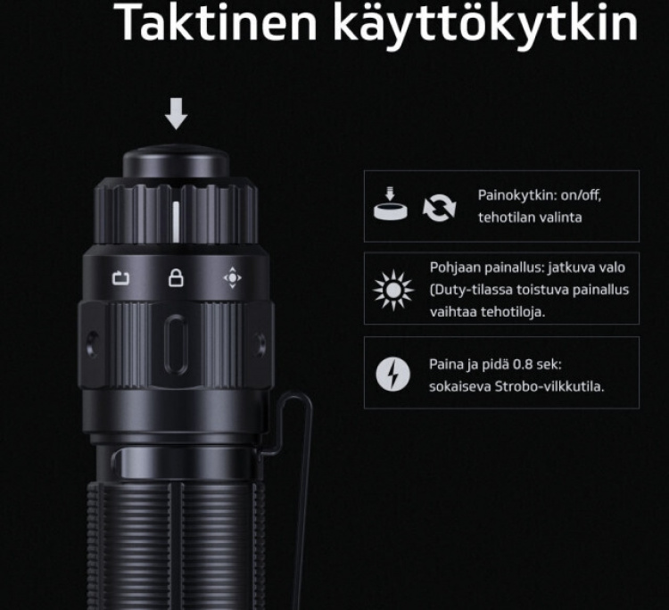 Fenix PD36 TAC flashlight