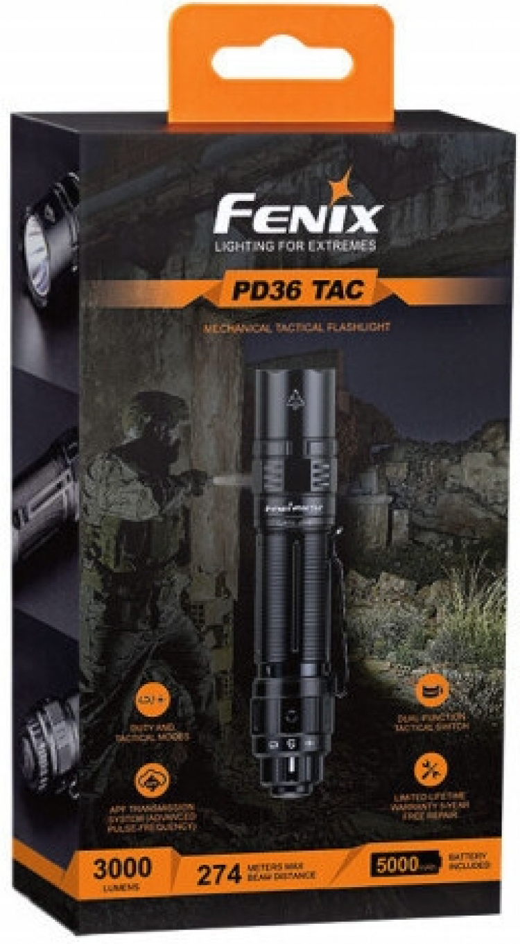 Fenix PD36 TAC flashlight