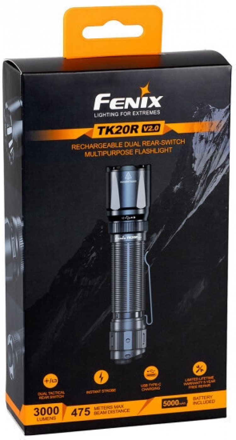 Fenix TK20R V2 TAC flashlight