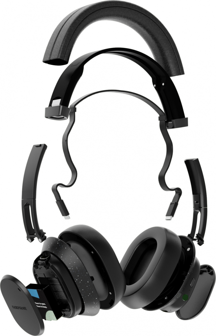 Fairphone Fairbuds XL wireless headphones, black