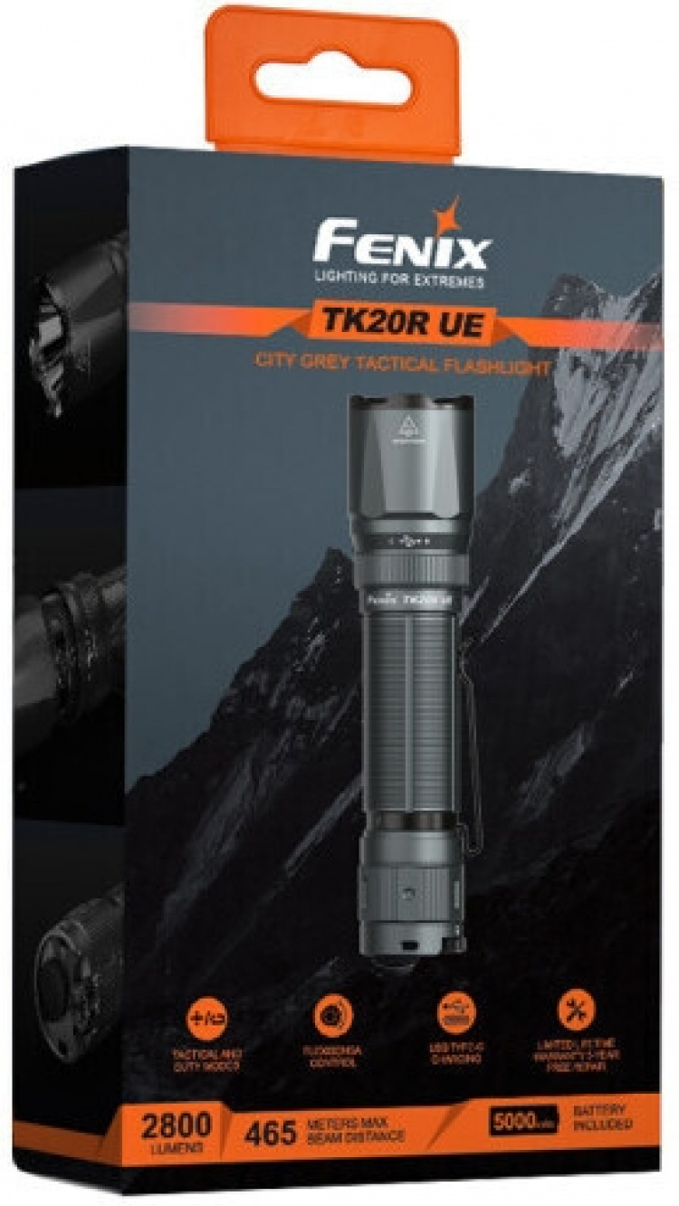 Fenix TK20R UE torch, 2800 lm, grey