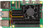 Raspberry Pi heat sink with fan, Raspberry Pi 5 B, black