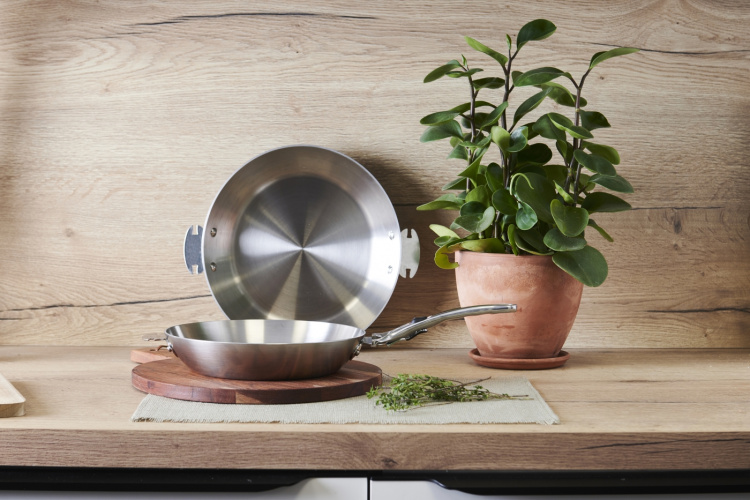 De Buyer Mineral B LOQY frying pan, 24 cm, carbon steel