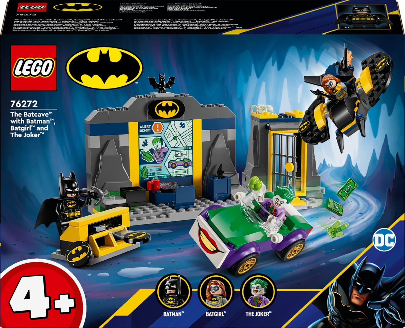 Buy LEGO Super Heroes DC 76272 Batcave, Batman™, Batgirl™ and