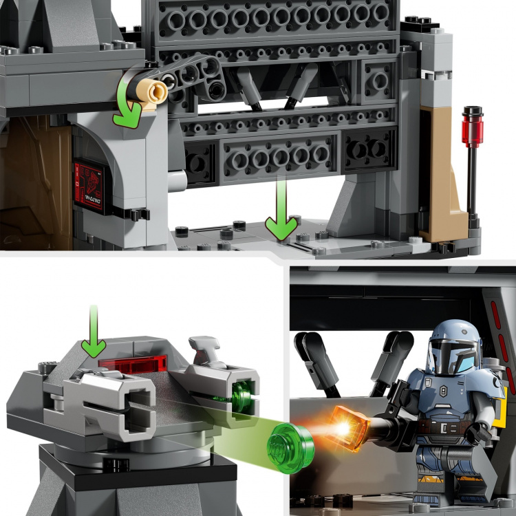 LEGO Star Wars 75386 - Paz Vizsla™ and Moff Gideon™ in battle