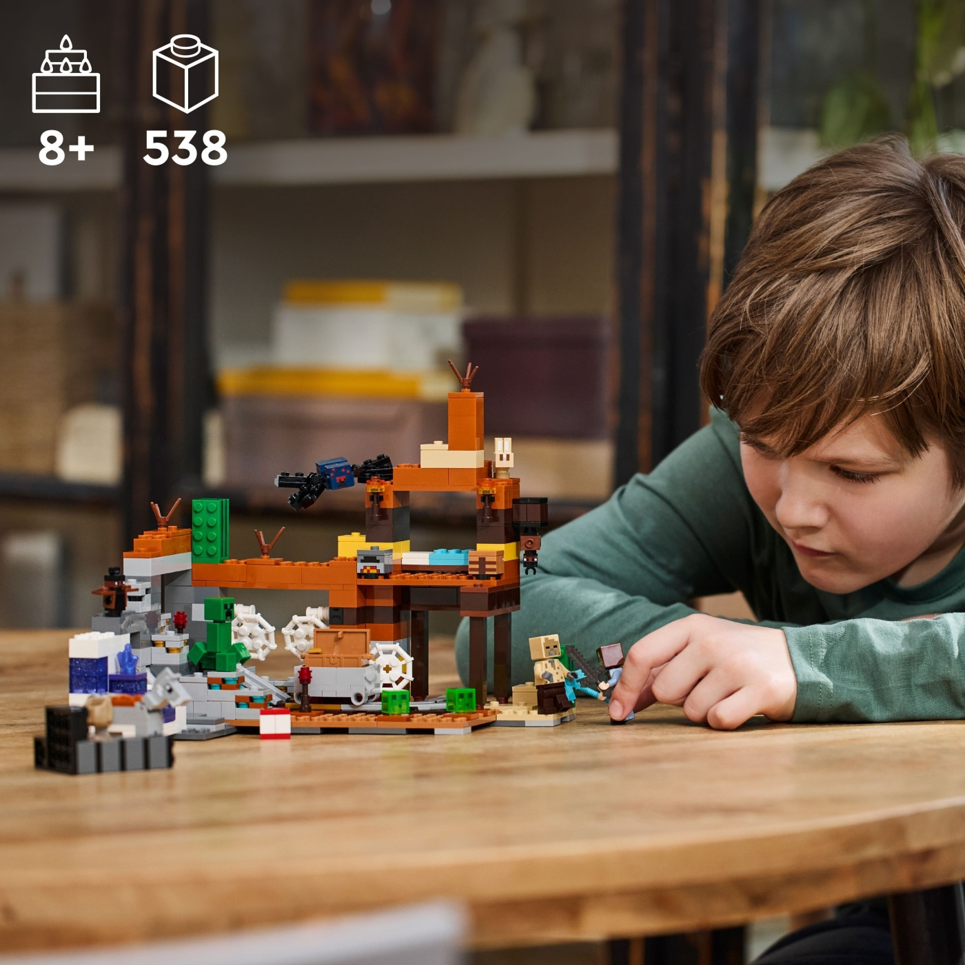 Buy LEGO Minecraft 21263 - Wilderness Mine Shaft | Teknikproffset.eu