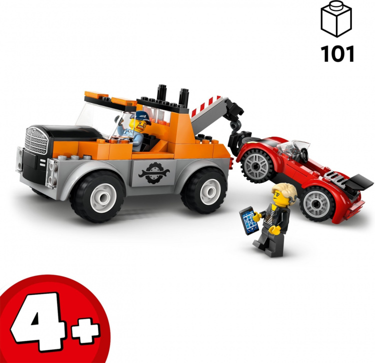 LEGO City Great Vehicles 60435 - Tow truck and sports car garage LEGO City Great Vehicles 60435 - Tow truck and sports car garage