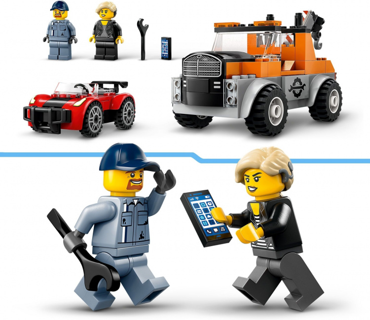 LEGO City Great Vehicles 60435 - Tow truck and sports car garage LEGO City Great Vehicles 60435 - Tow truck and sports car garage