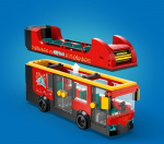 LEGO City Great Vehicles 60407 - Red double-decker tourist bus