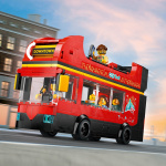 LEGO City Great Vehicles 60407 - Red double-decker tourist bus