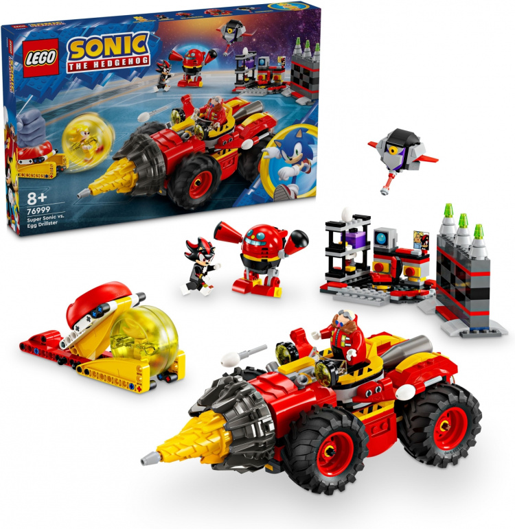 LEGO Sonic 76999 - Super Sonic vs. Egg Drillster LEGO Sonic 76999 - Super Sonic vs. Egg Drillster