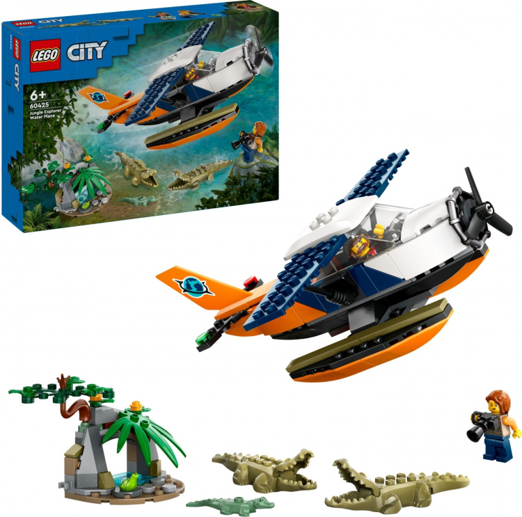 LEGO City Exploration 60425 - Jungle Explorer\'s Water Plane