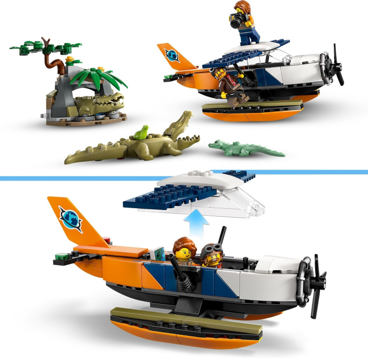 LEGO City Exploration 60425 - Jungle Explorer\'s Water Plane