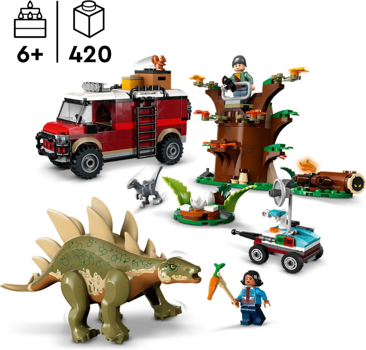 LEGO Jurassic World 76965 - Dinosaur Operations: Stegosaurus