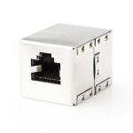Nedis Network Coupler | CAT5e / CAT6 | Shielded | RJ45 Female | RJ45 Female | Straight | Metal | Box Nedis Network Coupler | CAT5e / CAT6 | Shielded | RJ45 Female | RJ45 Female | Straight | Metal | Box
