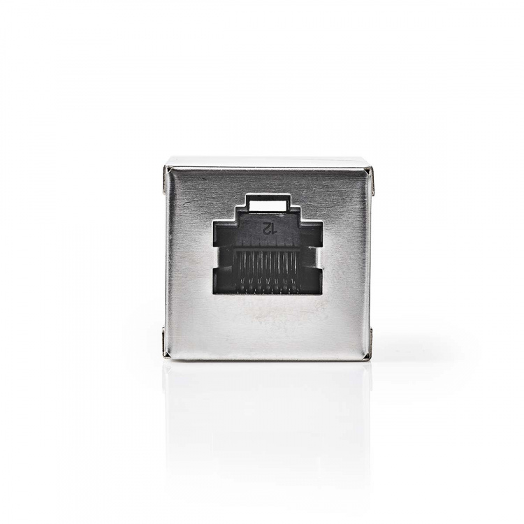 Nedis Network Coupler | CAT5e / CAT6 | Shielded | RJ45 Female | RJ45 Female | Straight | Metal | Box Nedis Network Coupler | CAT5e / CAT6 | Shielded | RJ45 Female | RJ45 Female | Straight | Metal | Box