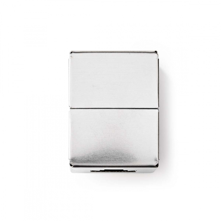 Nedis Network Coupler | CAT5e / CAT6 | Shielded | RJ45 Female | RJ45 Female | Straight | Metal | Box Nedis Network Coupler | CAT5e / CAT6 | Shielded | RJ45 Female | RJ45 Female | Straight | Metal | Box