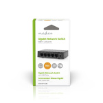 Nedis Network Switch | Wired speed: Gigabit | Number of ethernet ports: 5