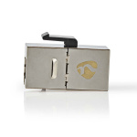 Nedis Network Coupler | CAT6a / CAT7 | Shielded | RJ45 Female | RJ45 Female | Straight | Metal | Box Nedis Network Coupler | CAT6a / CAT7 | Shielded | RJ45 Female | RJ45 Female | Straight | Metal | Box