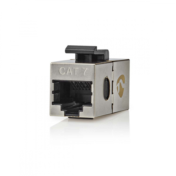 Nedis Network Coupler | CAT6a / CAT7 | Shielded | RJ45 Female | RJ45 Female | Straight | Metal | Box Nedis Network Coupler | CAT6a / CAT7 | Shielded | RJ45 Female | RJ45 Female | Straight | Metal | Box