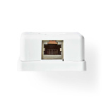 Nedis Network Wall Box | Surface Mount | 1 port(s) | STP CAT6 | Straight | Female | Gold Plated | PVC | White | Box Nedis Network Wall Box | Surface Mount | 1 port(s) | STP CAT6 | Straight | Female | Gold Plated | PVC | White | Box