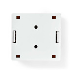 Nedis Network Wall Box | Surface Mount | 2 port(s) | STP CAT6 | Straight | Female | Gold Plated | PVC | White | Box Nedis Network Wall Box | Surface Mount | 2 port(s) | STP CAT6 | Straight | Female | Gold Plated | PVC | White | Box