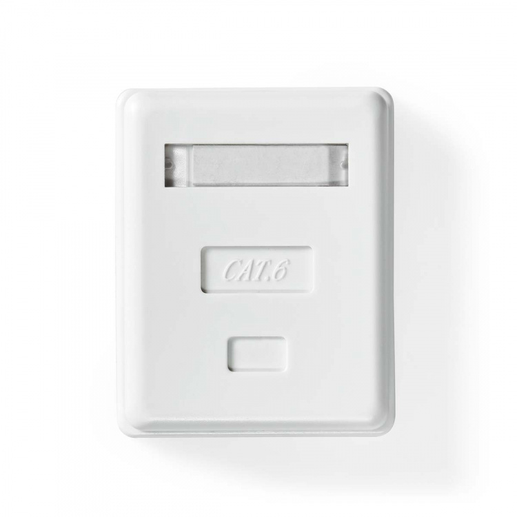 Nedis Network Wall Box | Surface Mount | 1 port(s) | UTP CAT6 | Straight | Female | Gold Plated | ABS | White | Box Nedis Network Wall Box | Surface Mount | 1 port(s) | UTP CAT6 | Straight | Female | Gold Plated | ABS | White | Box