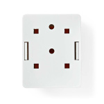 Nedis Network Wall Box | Surface Mount | 1 port(s) | UTP CAT6 | Straight | Female | Gold Plated | ABS | White | Box Nedis Network Wall Box | Surface Mount | 1 port(s) | UTP CAT6 | Straight | Female | Gold Plated | ABS | White | Box