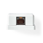 Nedis Network Wall Box | Surface Mount | 1 port(s) | UTP CAT6 | Straight | Female | Gold Plated | ABS | White | Box Nedis Network Wall Box | Surface Mount | 1 port(s) | UTP CAT6 | Straight | Female | Gold Plated | ABS | White | Box