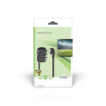 Nedis SCART Switch Box | SCART Male | 3x SCART Female | Nickel Plated | Maximum resolution: 800x480 | 0.50 m | Round | PVC | Black | Box