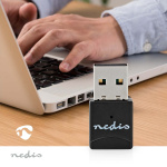 Nedis Network Dongle | Wi-Fi | AC600 | 2.4/5 GHz (Dual Band) | USB2.0 | Wi-Fi speed total: 600 Mbps | Windows 10 / Windows 11 / Windows 8 Nedis Network Dongle | Wi-Fi | AC600 | 2.4/5 GHz (Dual Band) | USB2.0 | Wi-Fi speed total: 600 Mbps | Windows 10 / Windows 11 / Windows 8