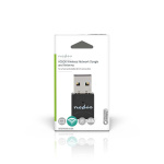 Nedis Network Dongle | Wi-Fi | AC600 | 2.4/5 GHz (Dual Band) | USB2.0 | Wi-Fi speed total: 600 Mbps | Windows 10 / Windows 11 / Windows 8 Nedis Network Dongle | Wi-Fi | AC600 | 2.4/5 GHz (Dual Band) | USB2.0 | Wi-Fi speed total: 600 Mbps | Windows 10 / Windows 11 / Windows 8